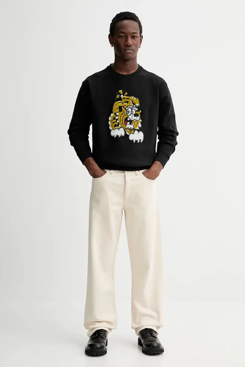 felpa in cotone x Verdy Nero miniatura 2