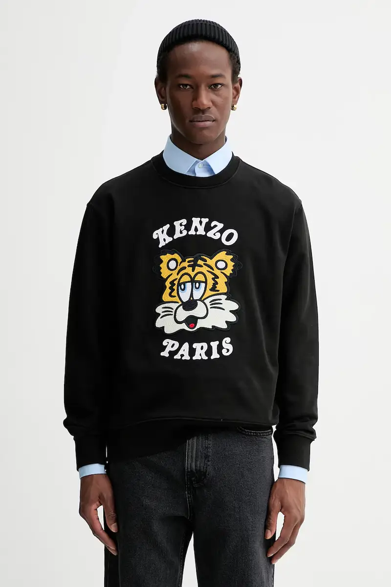 felpa in cotone x Verdy Nero miniatura 2