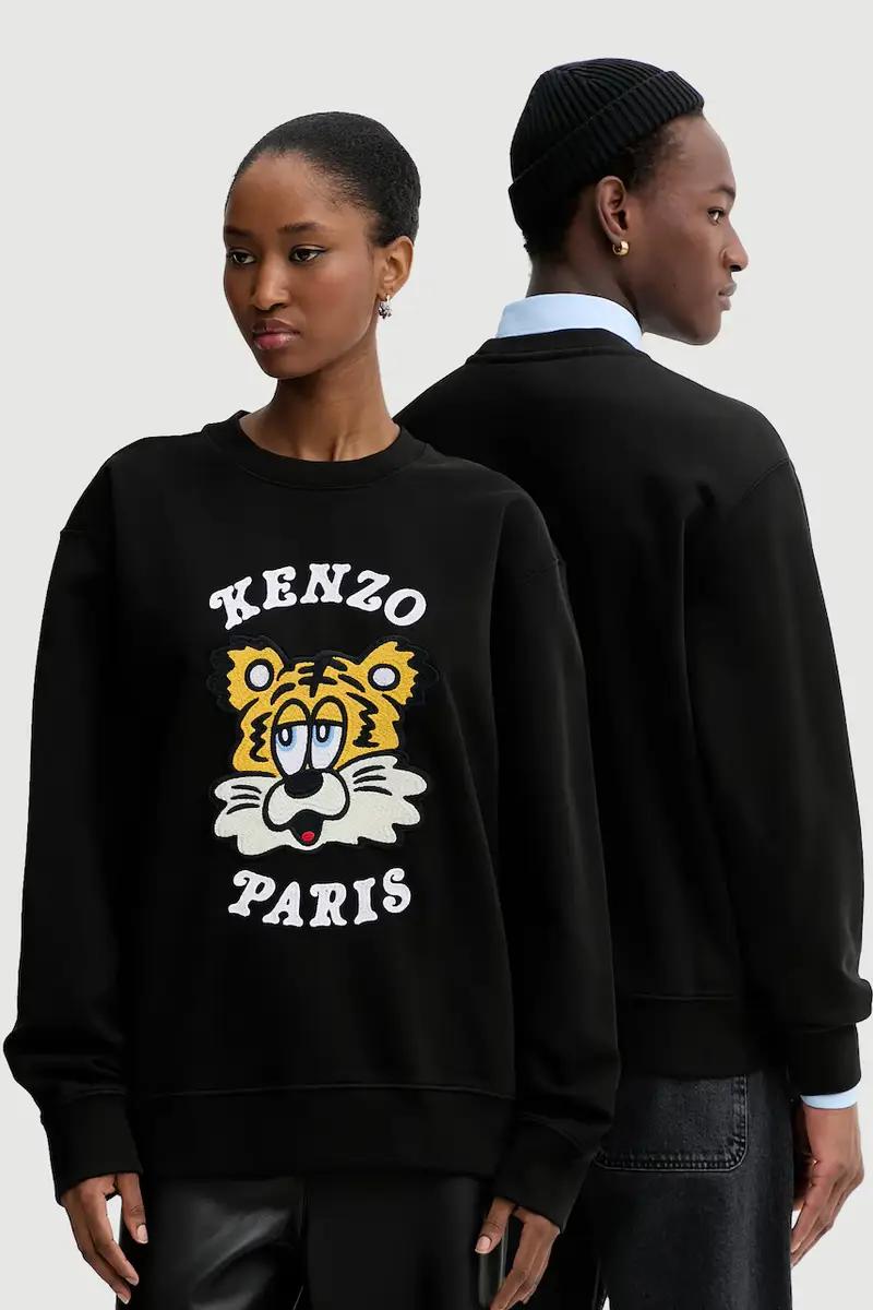 felpa in cotone x Verdy Nero