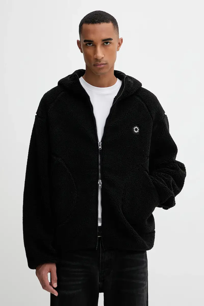 felpa uomo colore nero FF65BL5504FP