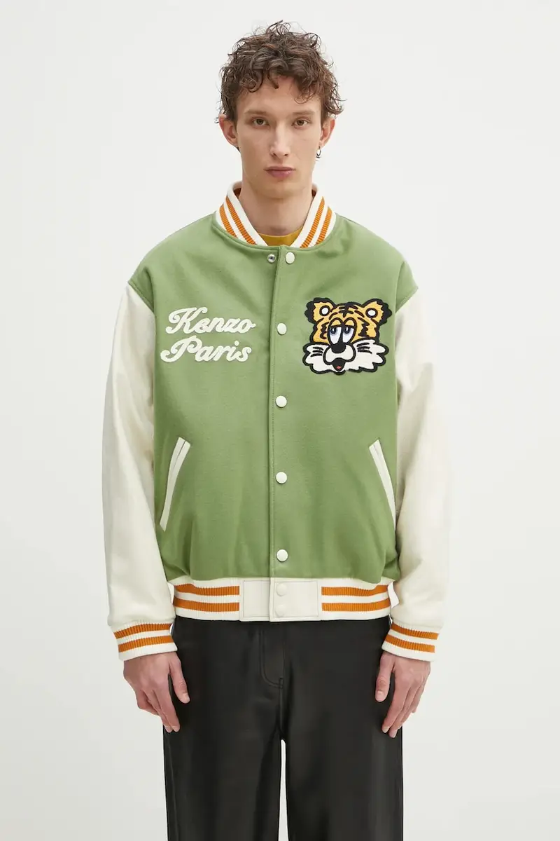 giacca bomber in misto lana x Verdy colore verde FF58BL1509OH.48