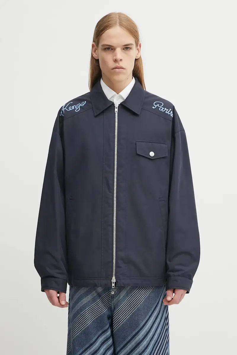 giacca Chainstitch Coach colore blu navy FF65BL0659OI