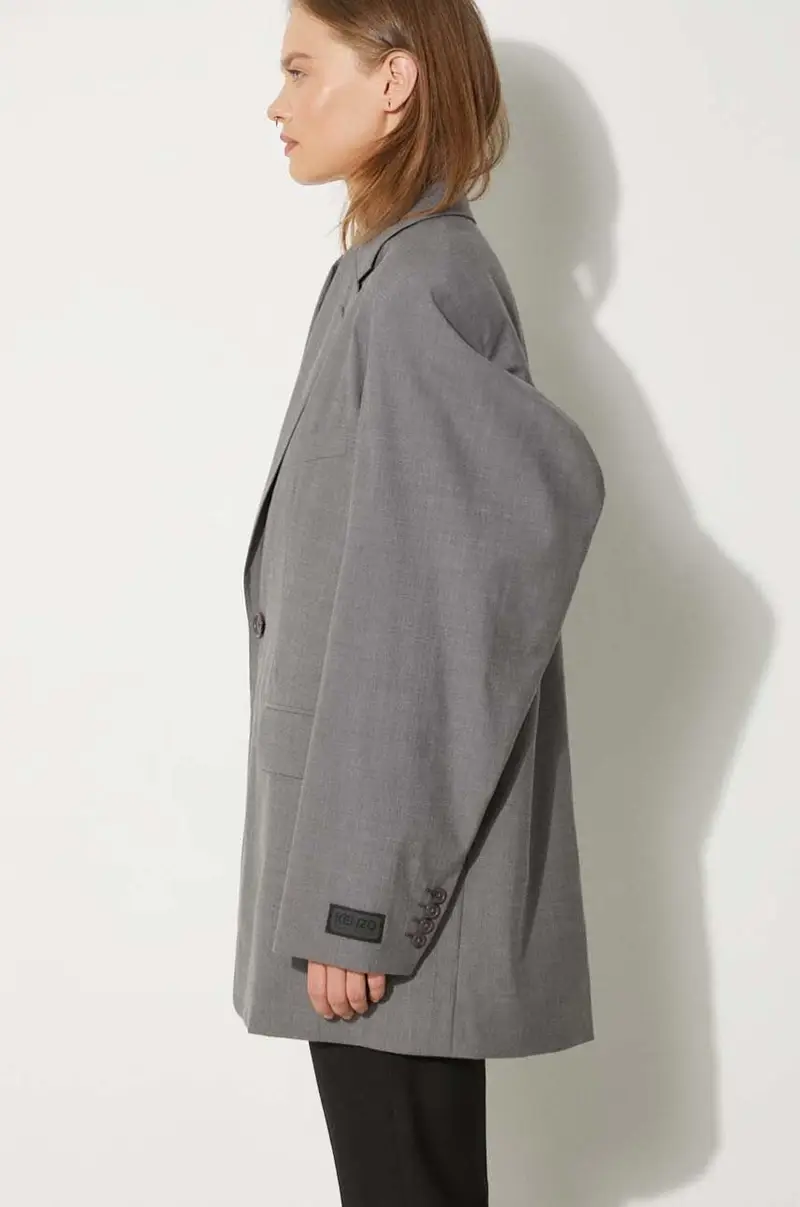 giacca in lana colore grigio FE62VE2469RB.97