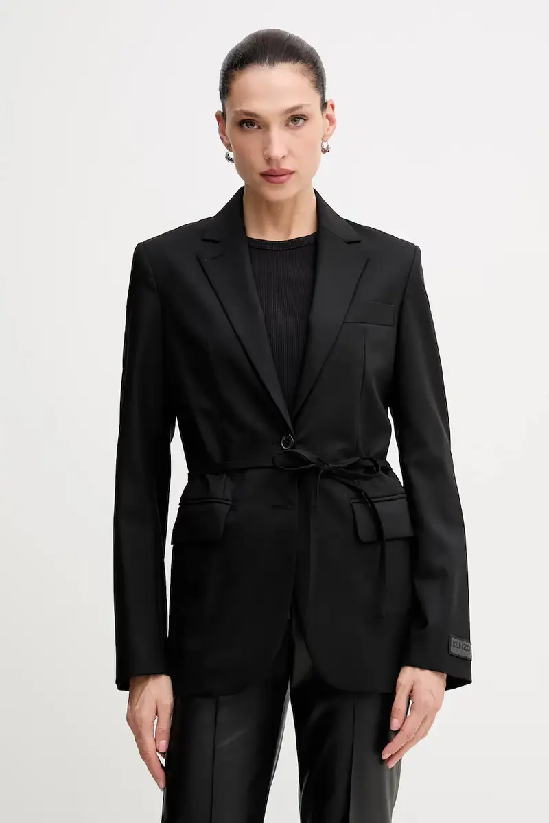 giacca in lana colore nero FF52VE2619RA.99