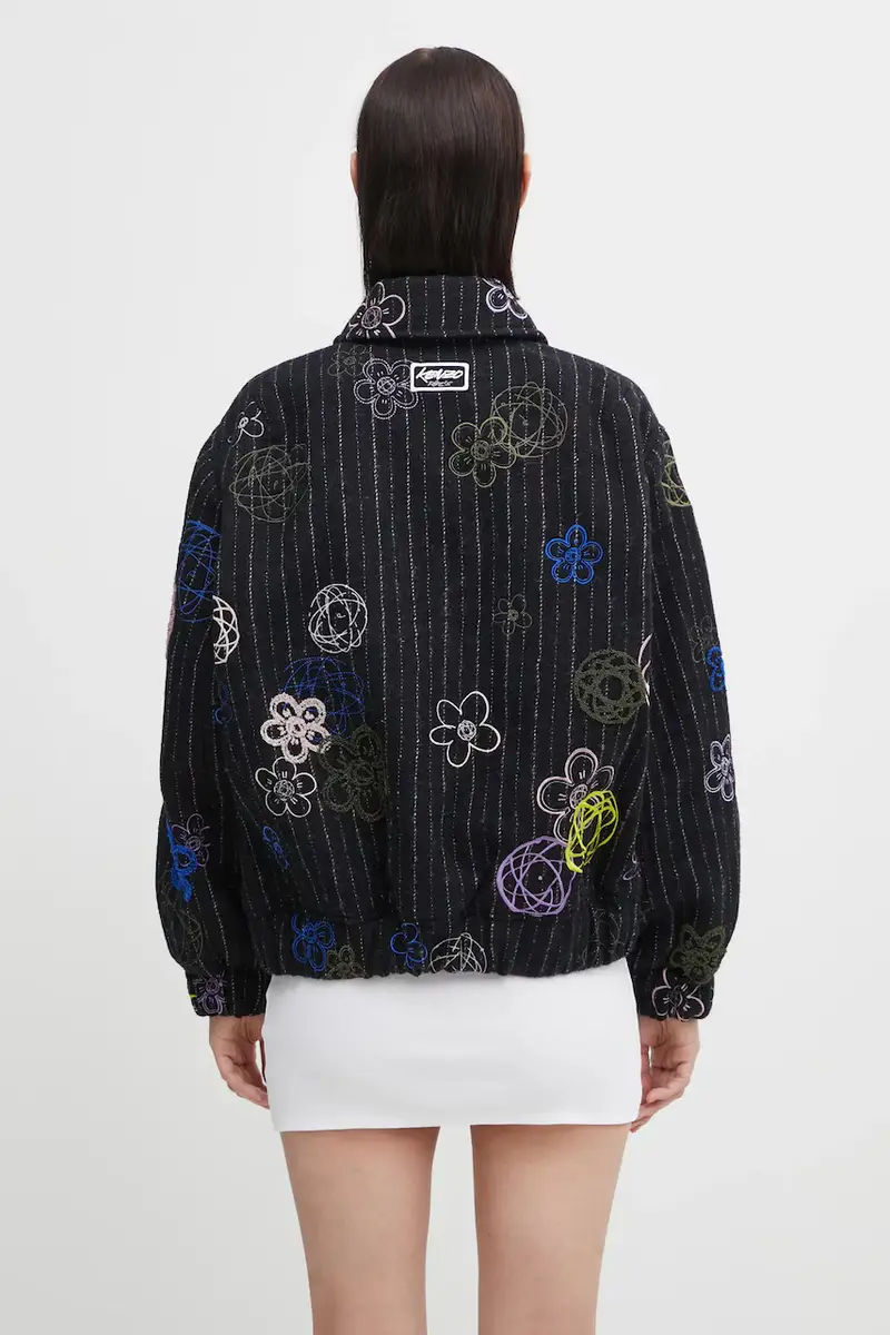 giacca in lana Futura Bomber colore nero FF62BL2409GM miniatura 3