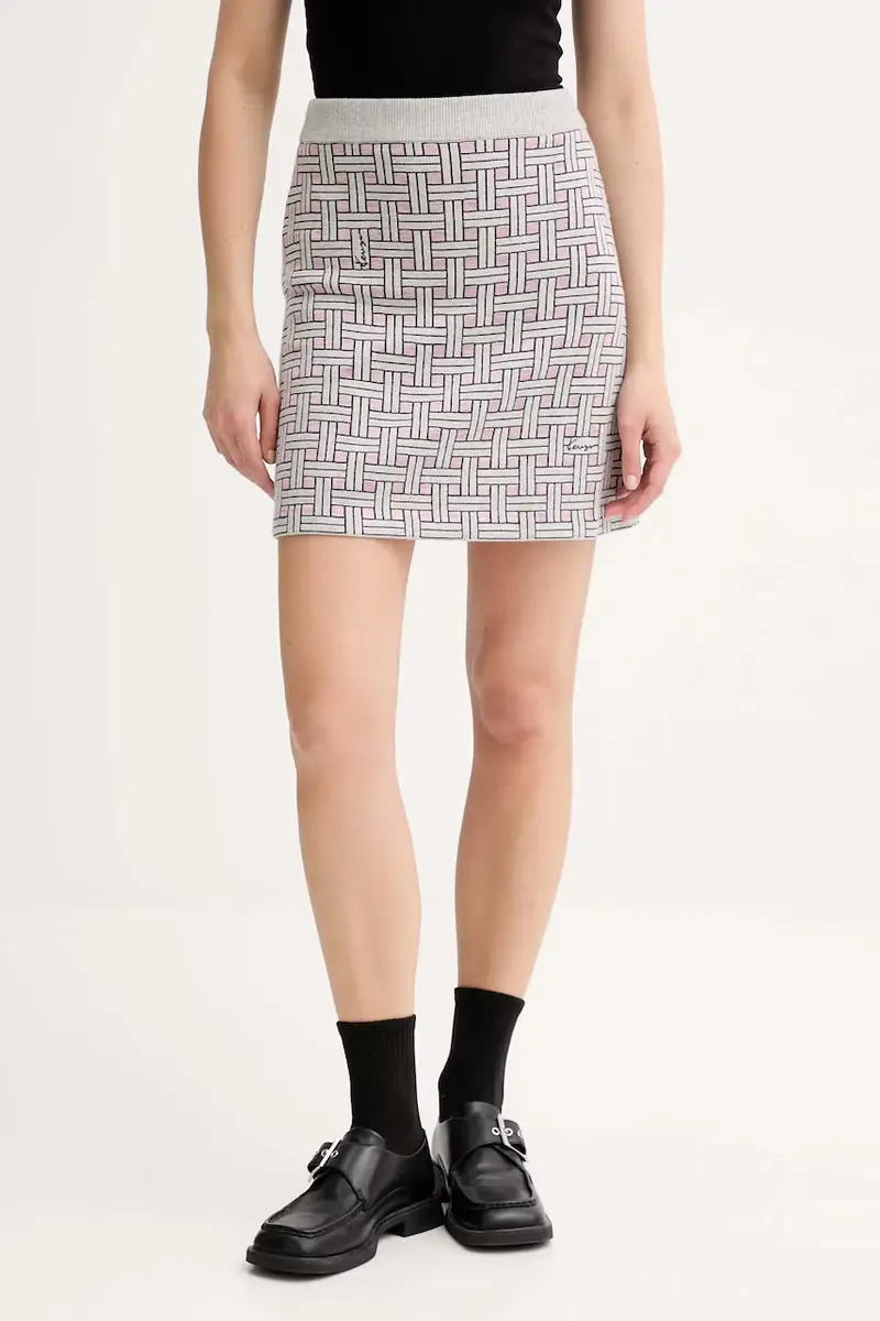 gonna con lana colore grigio FF62JU6013CQ