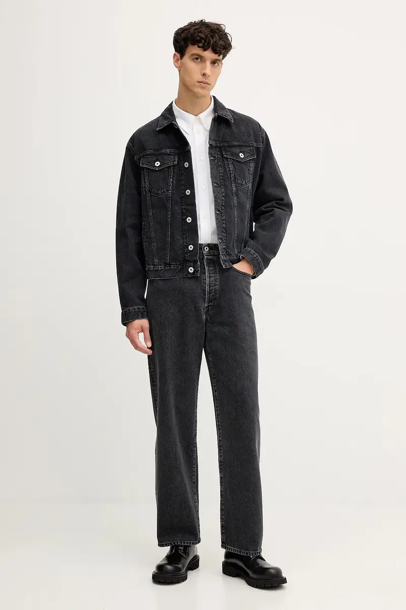 Kenzo Jeans Uomo Nero 3846068 miniatura 2