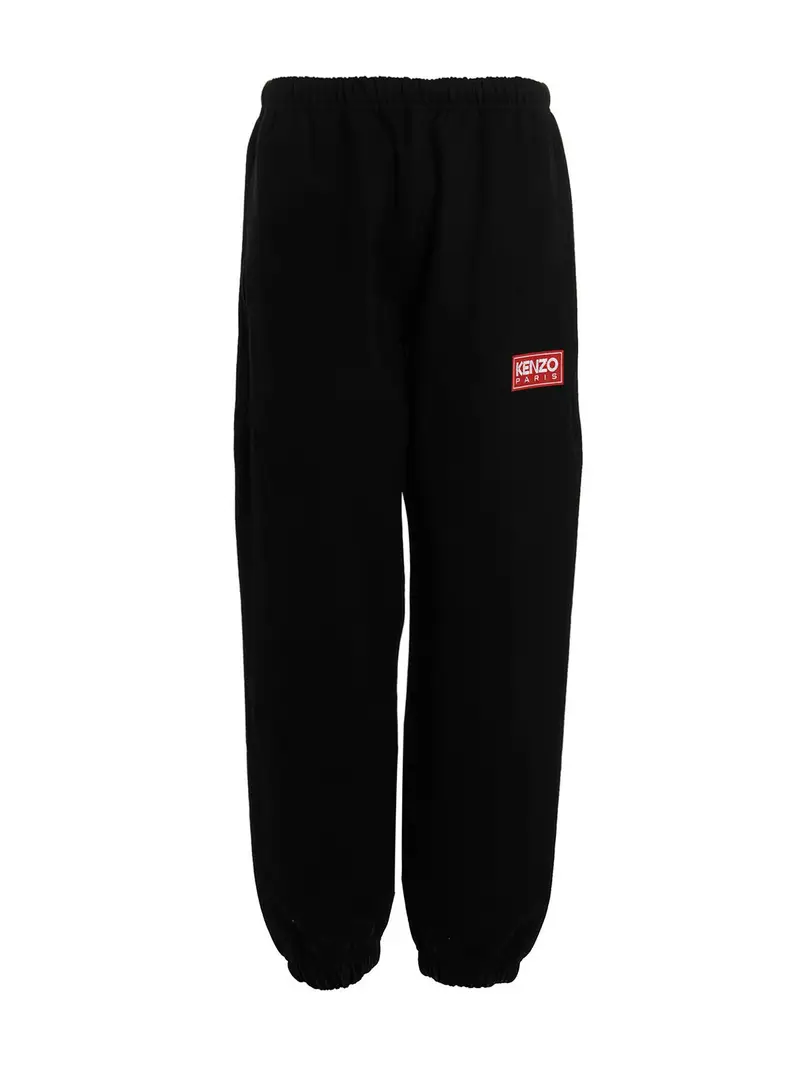 Joggers con patch logo Nero