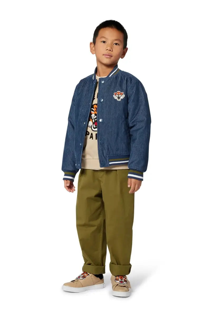 felpa in cotone bambino/a colore beige con applicazione K61432 miniatura 5