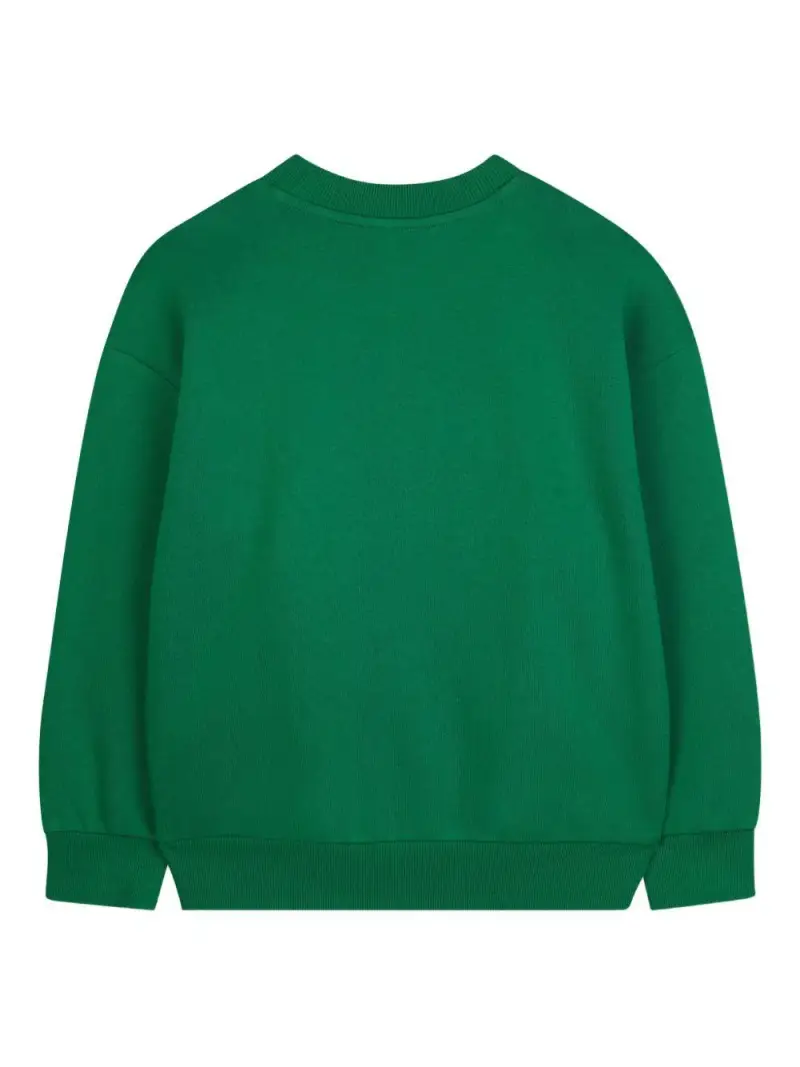 Felpa verde con grafica Tiger miniatura 2