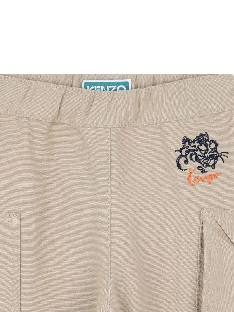 Kenzo kids Pantaloni cargo Beige 3872471 miniatura 3