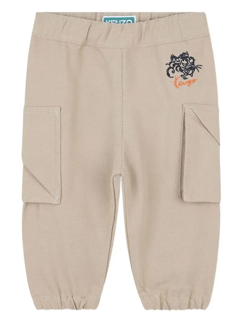 Kenzo kids Pantaloni cargo Beige 3872471
