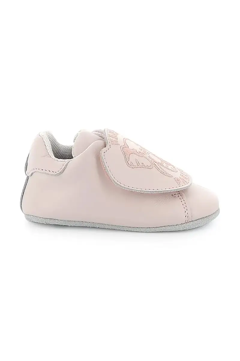 scarpe in pelle neonato/a colore rosa K60891 miniatura 3