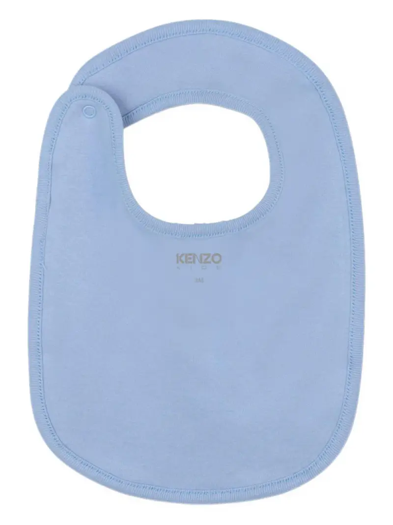 Set Neonato con Stampa Elefante e Accessori Coordinati Azzurro