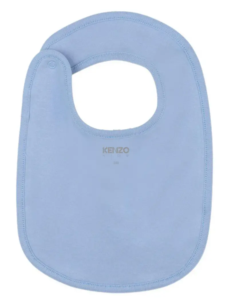 Set Neonato con Stampa Elefante e Accessori Coordinati Azzurro