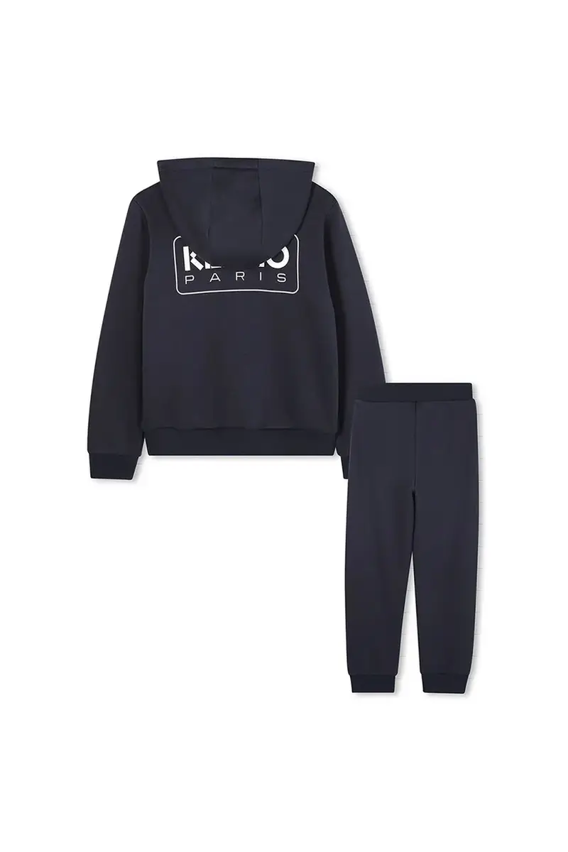 set tuta da ginnastica per bambini colore blu navy K61468 miniatura 2