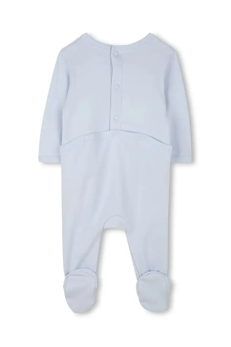 tuta neonato in lana K60866 Blu miniatura 4