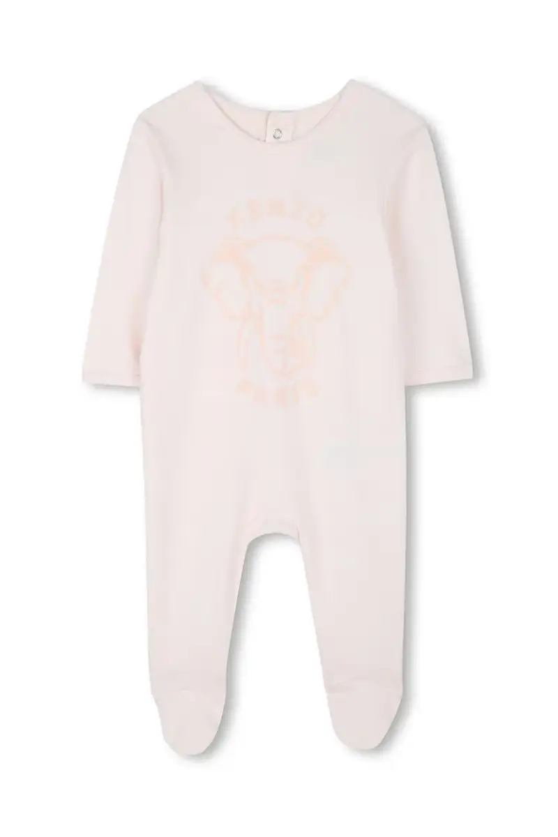 tuta neonato in lana K60866 Rosa miniatura 3