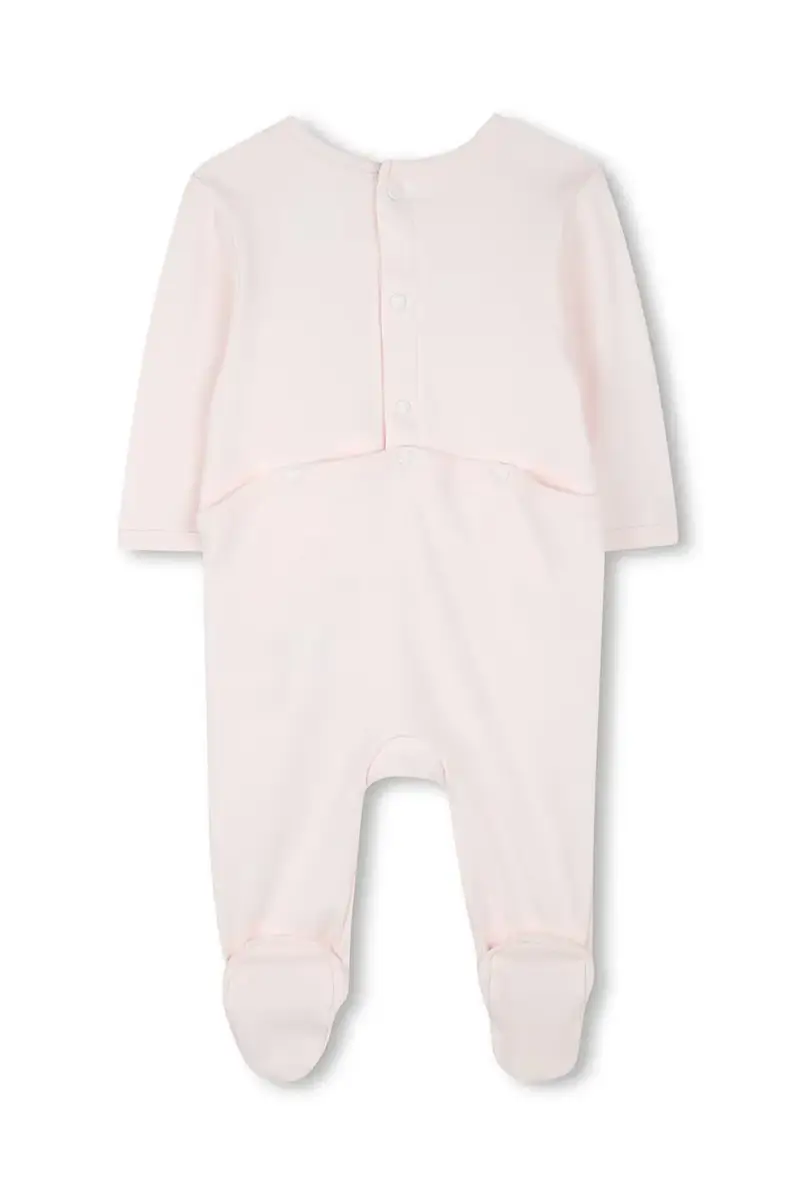 tuta neonato in lana K60866 Rosa miniatura 4