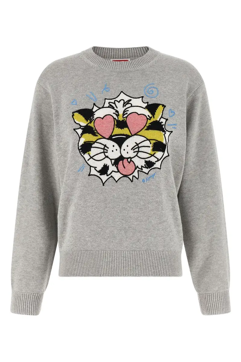Maglia Kenzo Wild Tiger Grigio