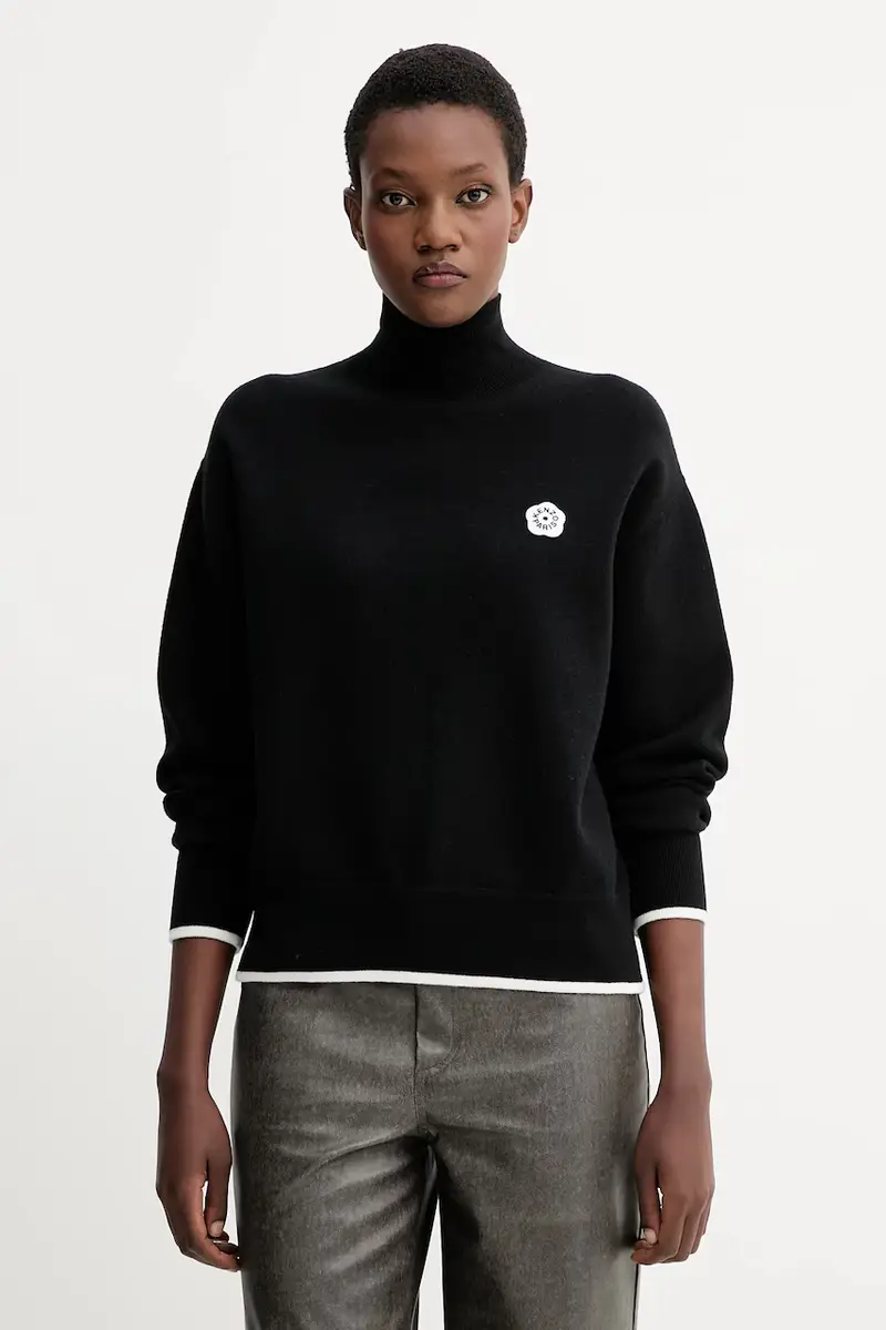 maglione con lana colore nero FF62PU7183LF