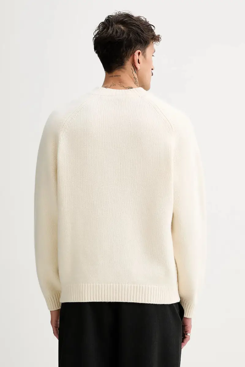 maglione in lana Pop Beige miniatura 3