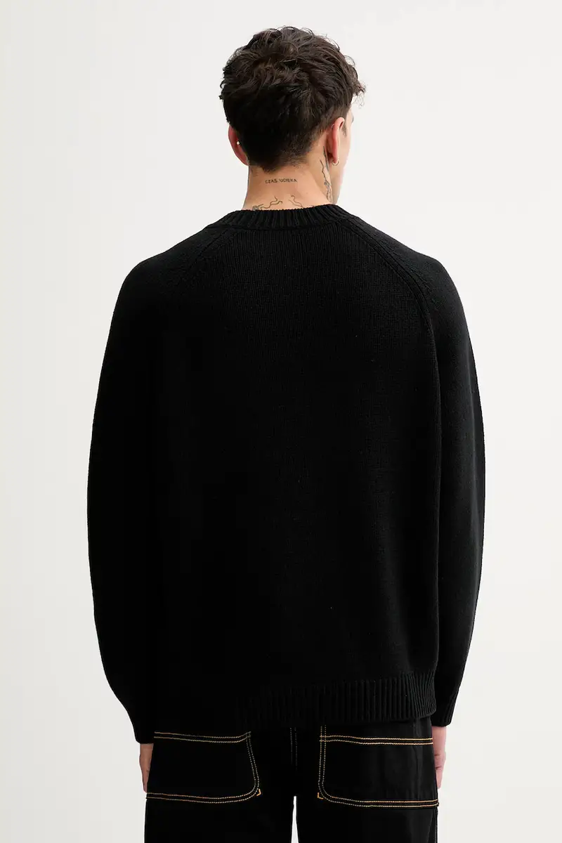 maglione in lana Pop Nero miniatura 3