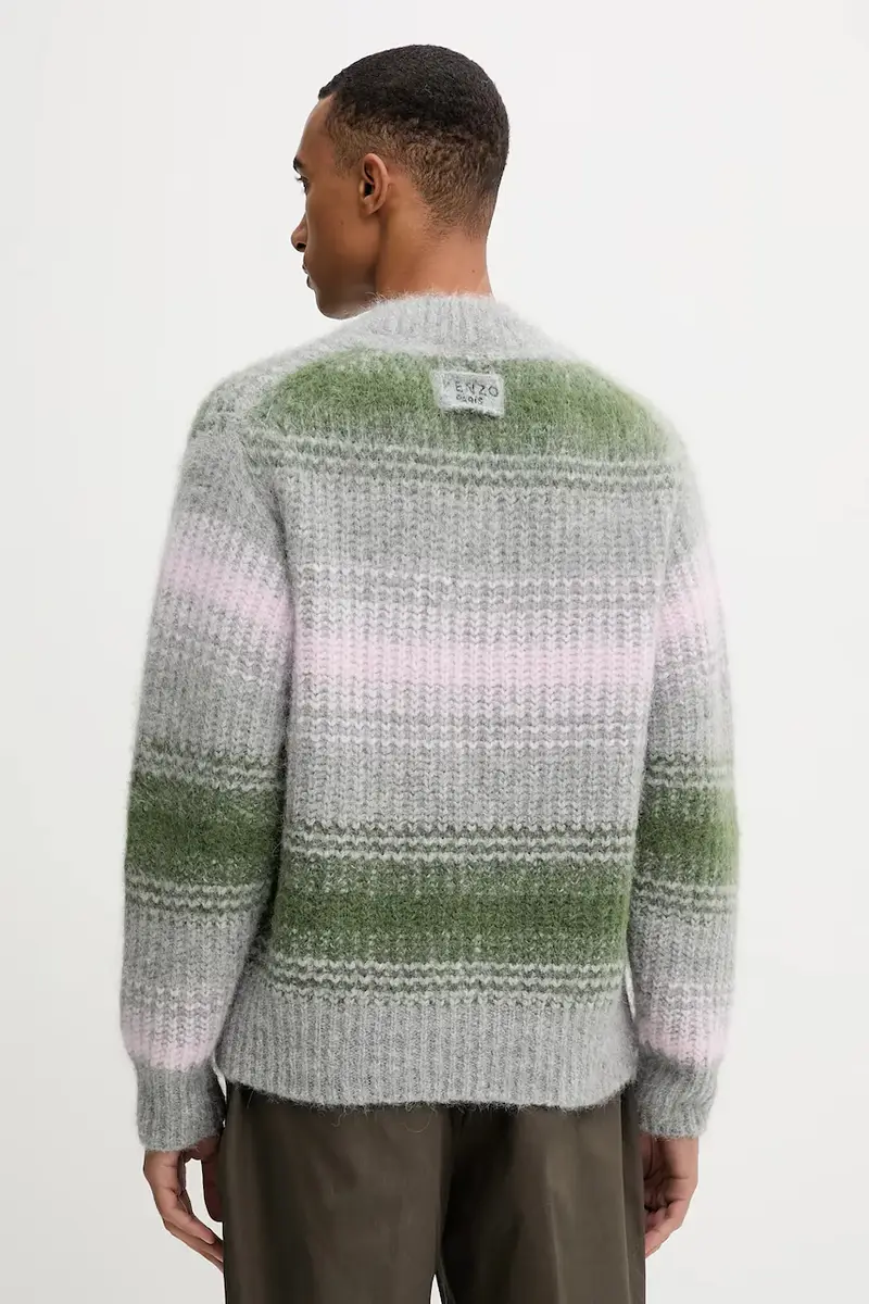 maglione in lana uomo colore grigio FF65PU7423CG miniatura 3