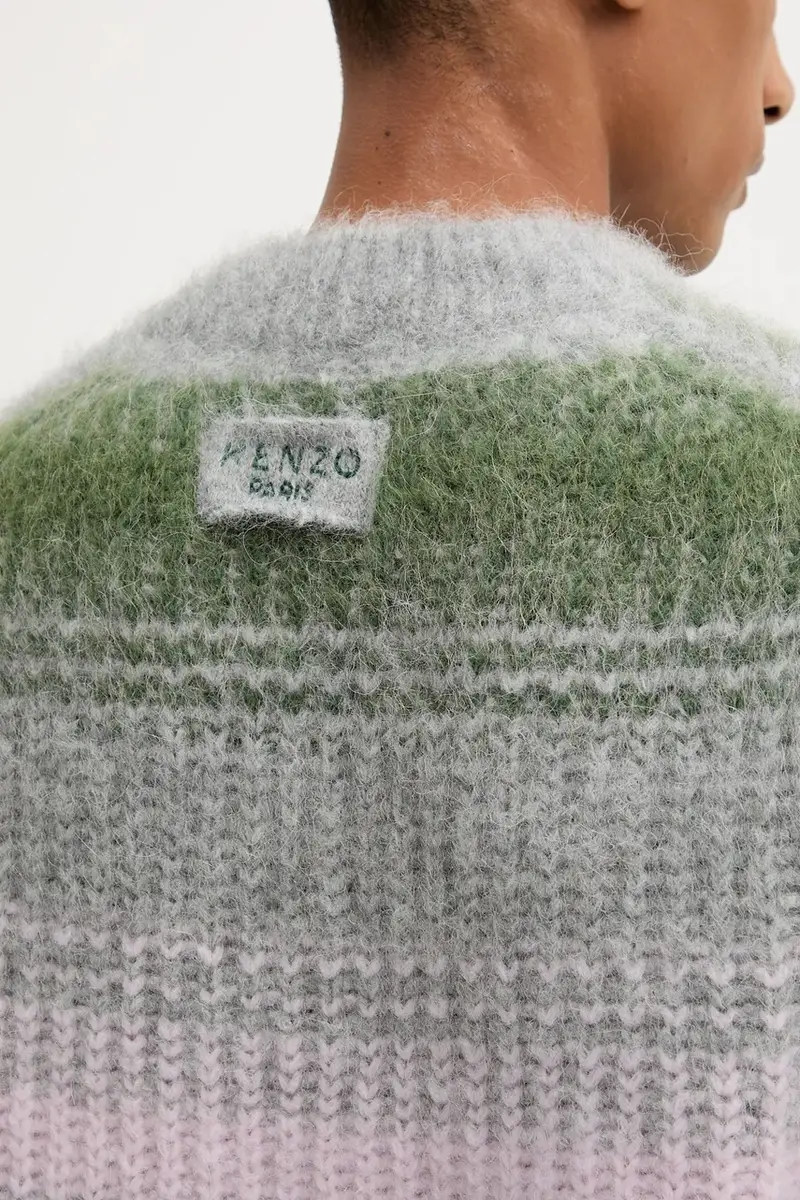 maglione in lana uomo colore grigio FF65PU7423CG miniatura 5