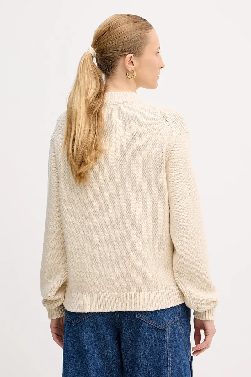 maglione in lana x Verdy Beige miniatura 3