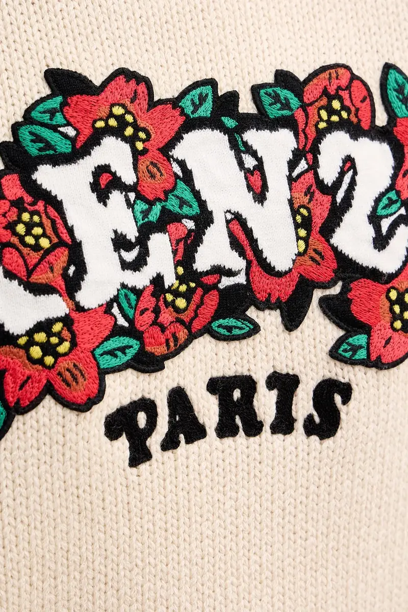 maglione in lana x Verdy Beige miniatura 5