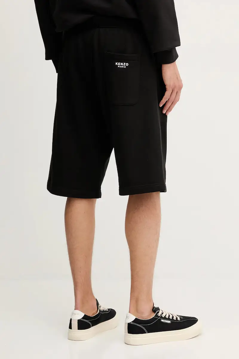 pantaloncini in cotone uomo colore nero FE65PA8264MF miniatura 3