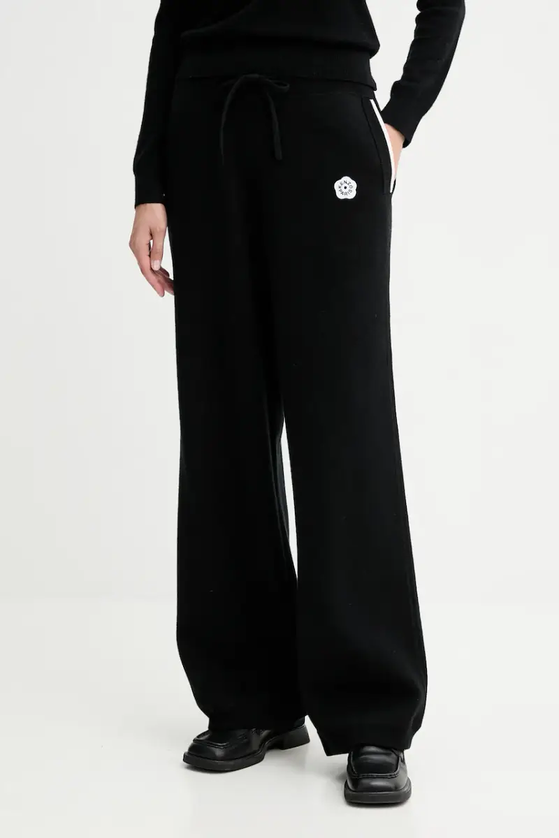 pantaloni con lana colore nero FF62PA6003LF