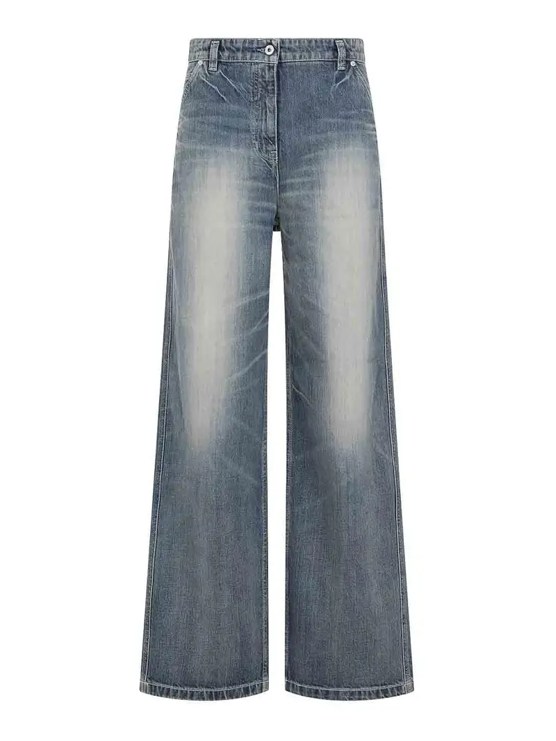 Pantaloni in denim Grigio