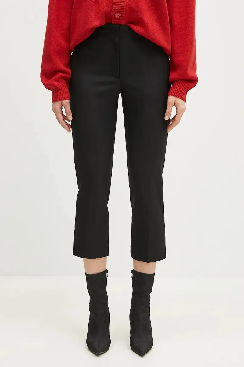 pantaloni in lana donna colore nero FF52PA0939RA.99