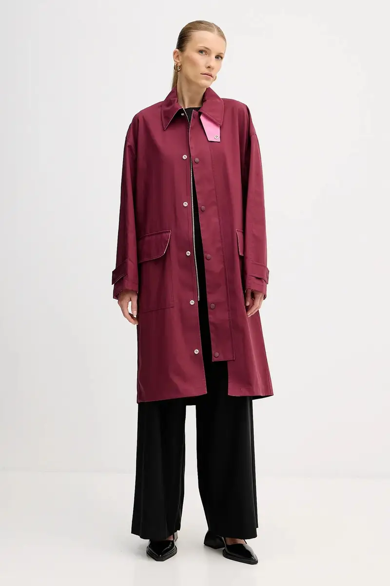 pantaloni in lana Nero miniatura 2