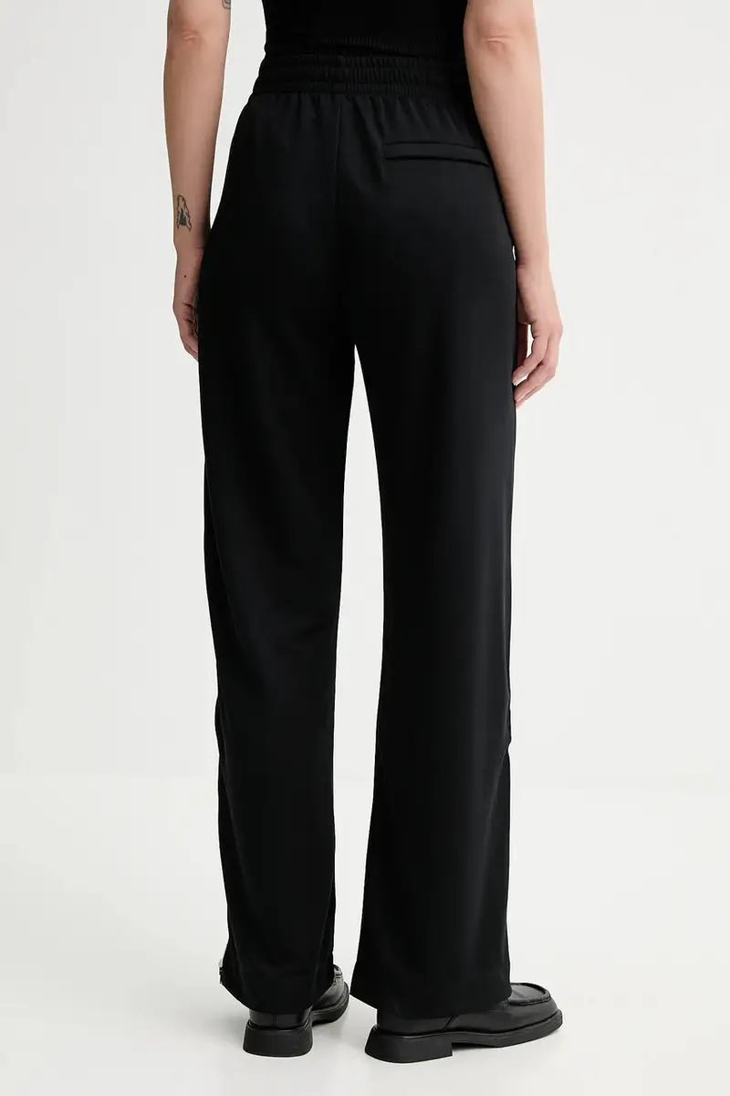 pantaloni tuta colore nero con applicazione FF62PA5504ID miniatura 3