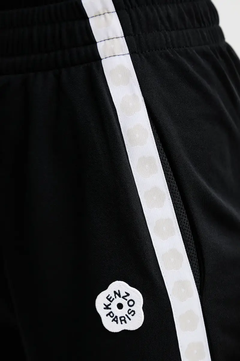 pantaloni tuta colore nero con applicazione FF62PA5504ID miniatura 4