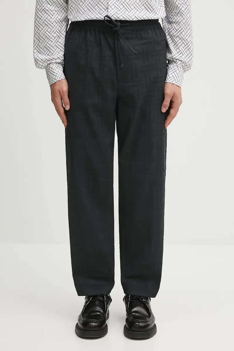 pantaloni Weave Cargo Jogpant uomo colore nero FF65PA5019JF