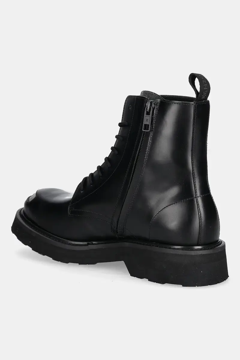 scarponi da trekking in pelle Smile Lace Up Boots uomo colore nero FF65BT111L52.99 miniatura 3