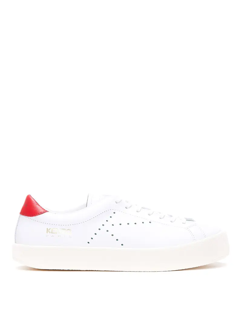 Sneakers Kenzoswing con logo laterale Bianco
