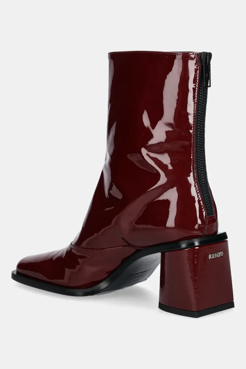 stivaletti alla caviglia in pelle Kimi Ankle Boots donna colore granata FF62BT120L69.22 miniatura 3