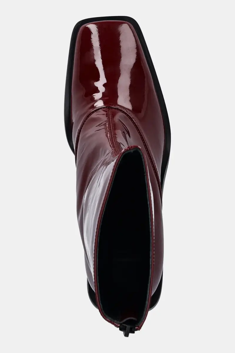 stivaletti alla caviglia in pelle Kimi Ankle Boots donna colore granata FF62BT120L69.22 miniatura 4