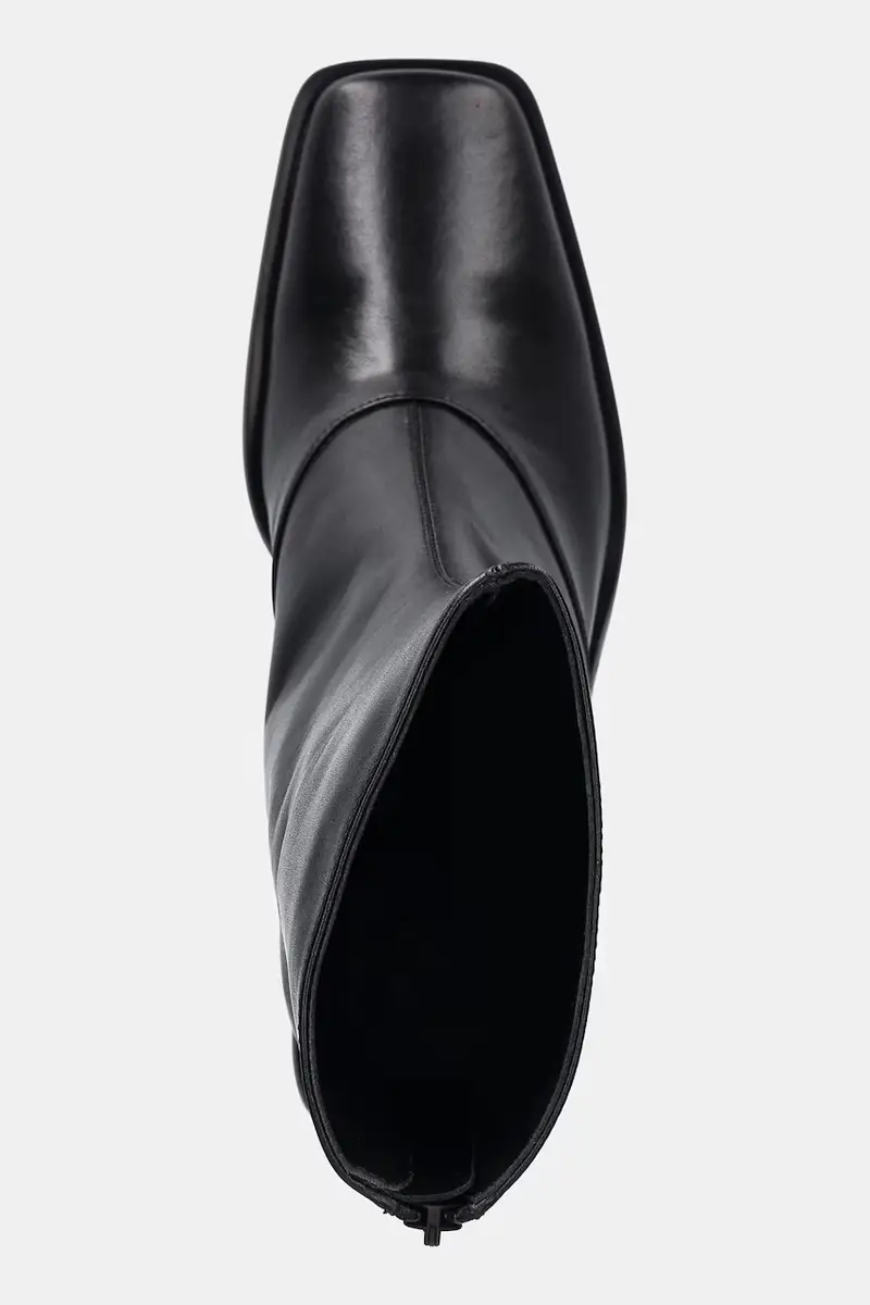 stivaletti alla caviglia in pelle Kimi Ankle Boots Nero miniatura 4