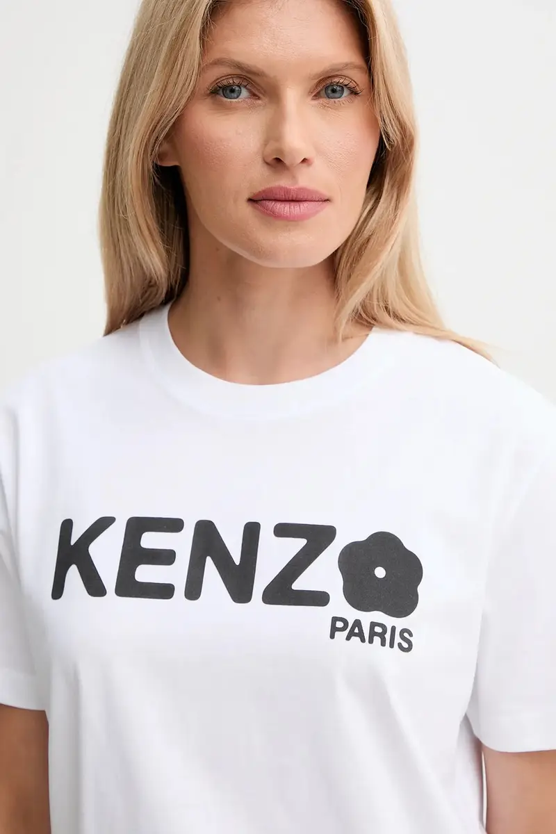 Kenzo T-shirt Donna Bianco 3840625 miniatura 4