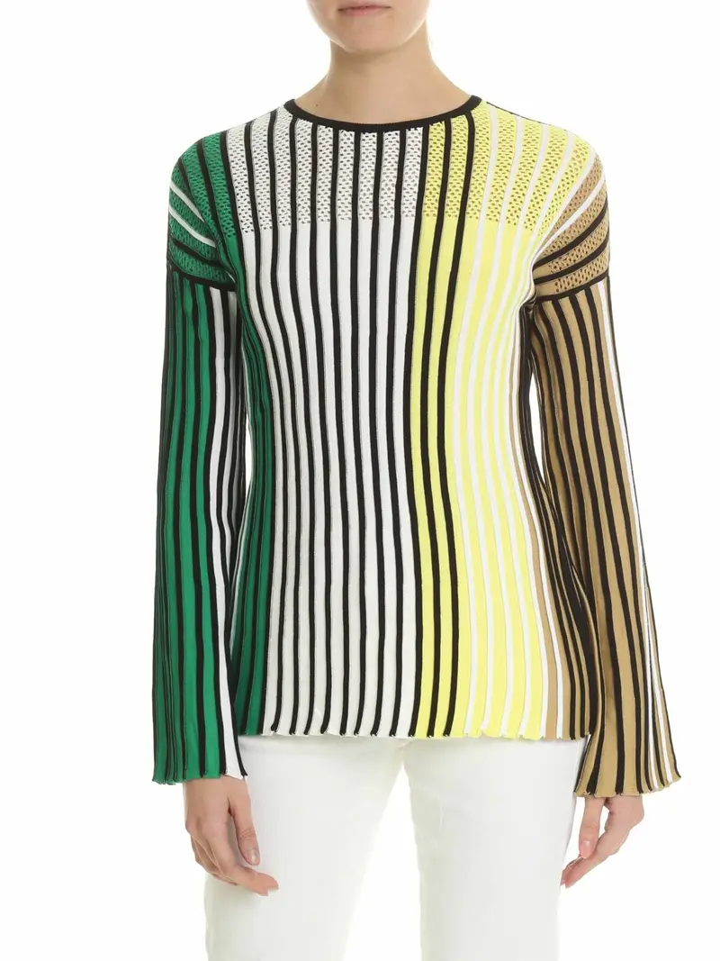 T-shirt Vertical Ribs multicolor Multicolore