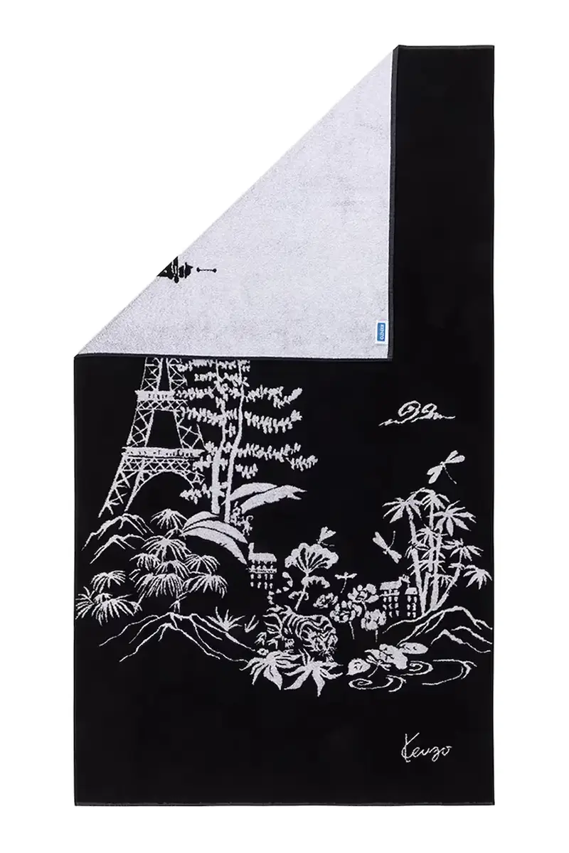 telo mare K ESTAMP 90 x 160 cm Nero miniatura 2