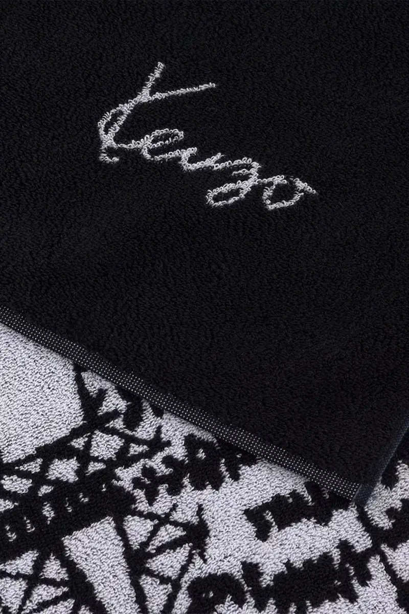 telo mare K ESTAMP 90 x 160 cm Nero miniatura 3