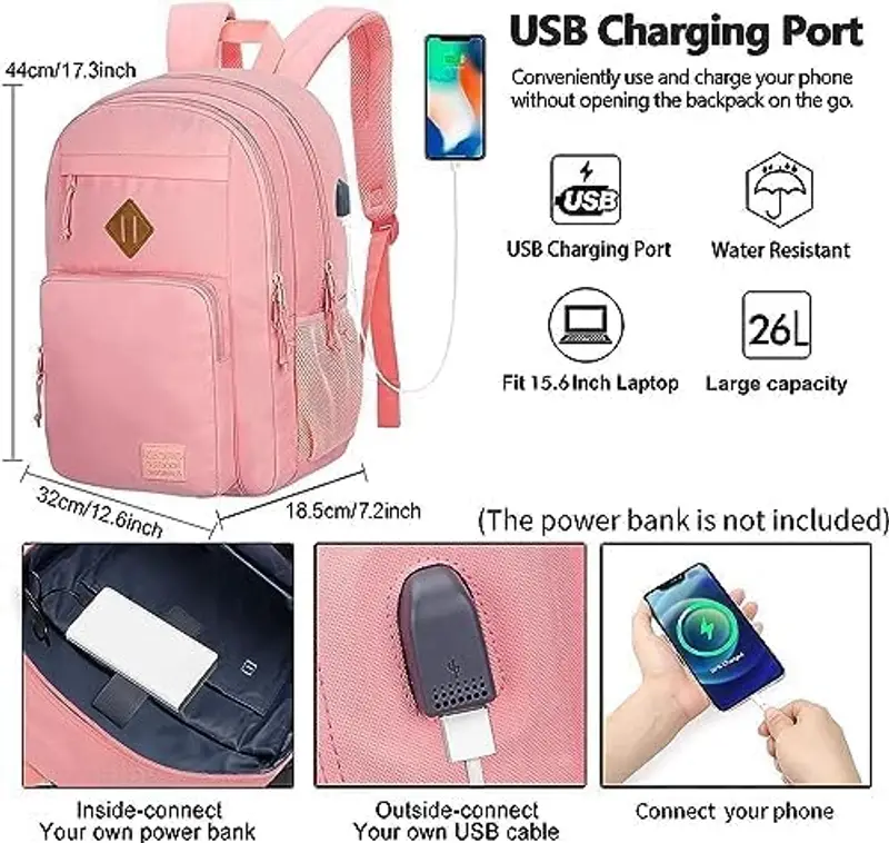 KEOFID Zaino da viaggio Rosa 1914697 miniatura 2