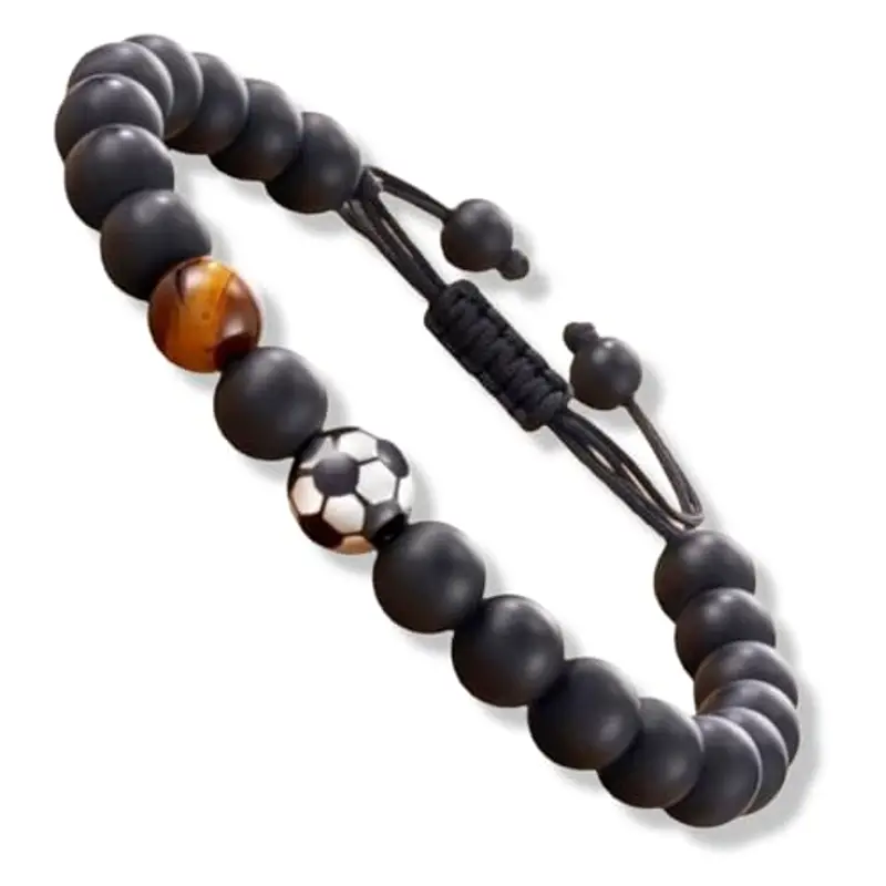 KEQAR Braccialetto Calcio Regalo per Bambini e Ragazzi, Adulti e Adolescenti, Idea Regalo Compleanno Laurea Natale (Età: 5-12 Anni)